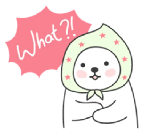 Sweet polar bear Sticker