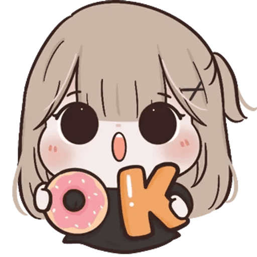 Cute Girl 17 Sticker