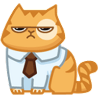 Peachy Cat #7 Sticker