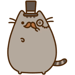 Pusheen Quite Sticker