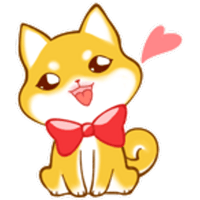 Cute Shiba #6 Sticker