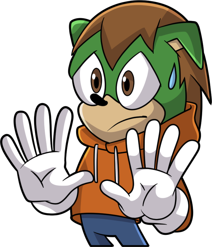 Sparki worrying  Sticker