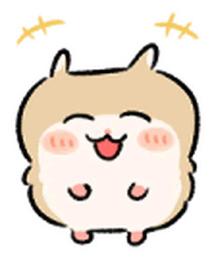 Kawaii Hamster Sticker