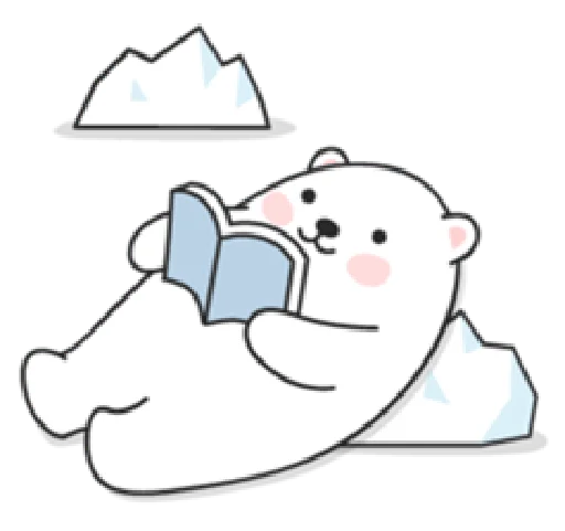 Sweet polar bear Sticker