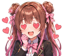 Lotte in Love Sticker