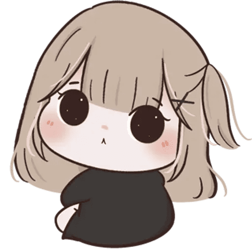 Cute Girl 14 Sticker