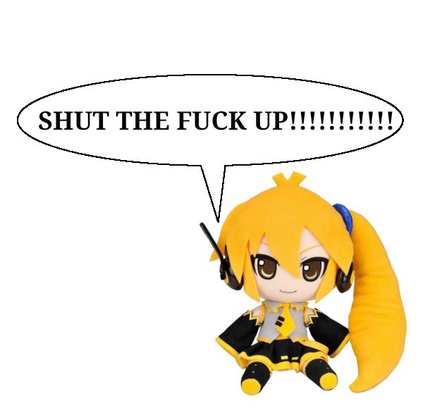 Neru shut up Sticker