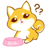 Cute Shiba #3 Sticker