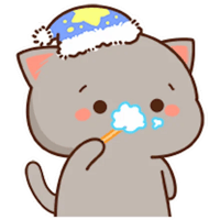 Mocha Cat #27 Sticker