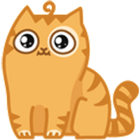Peachy Cat #14 Discord Sticker