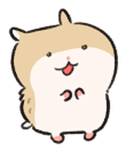Kawaii Hamster Sticker