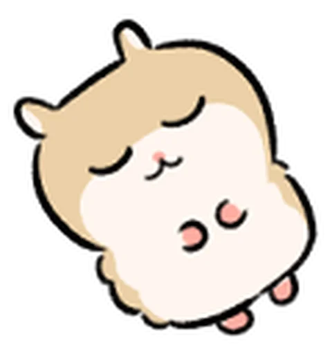 Kawaii Hamster Sticker