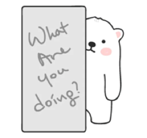 Sweet polar bear Sticker