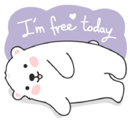 Sweet polar bear Sticker