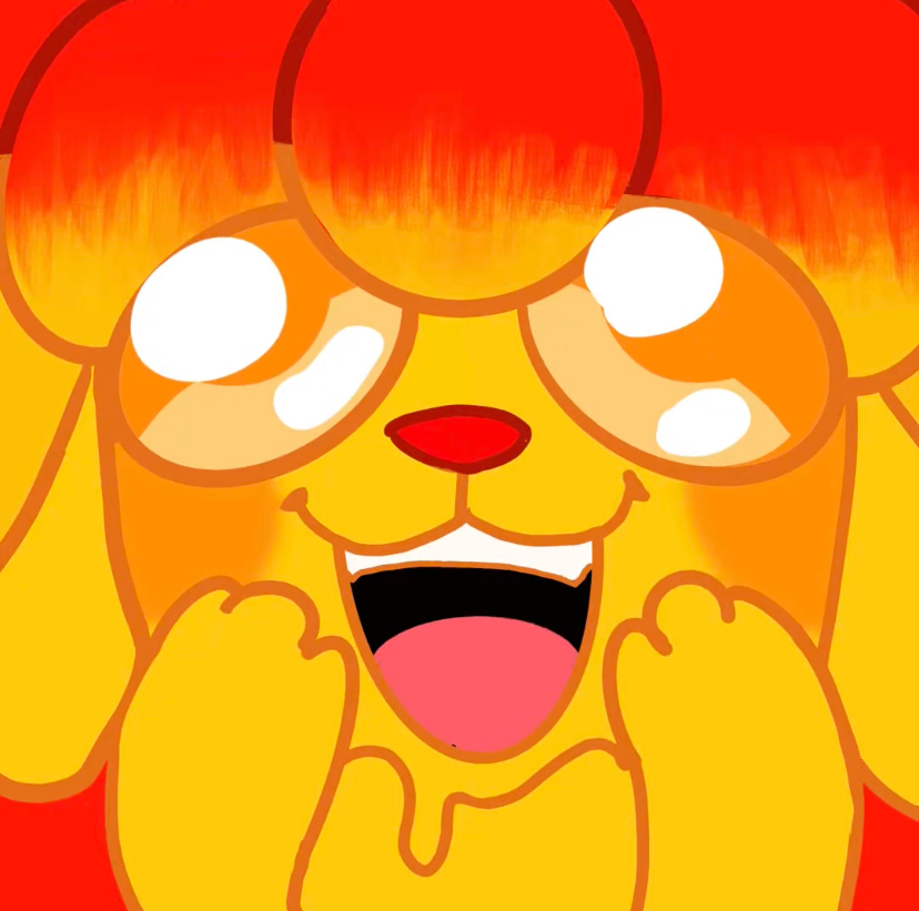 MANGO FURRY Sticker