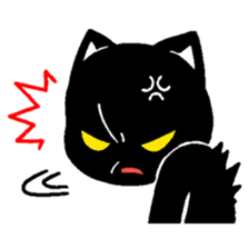 Black Cat Sticker