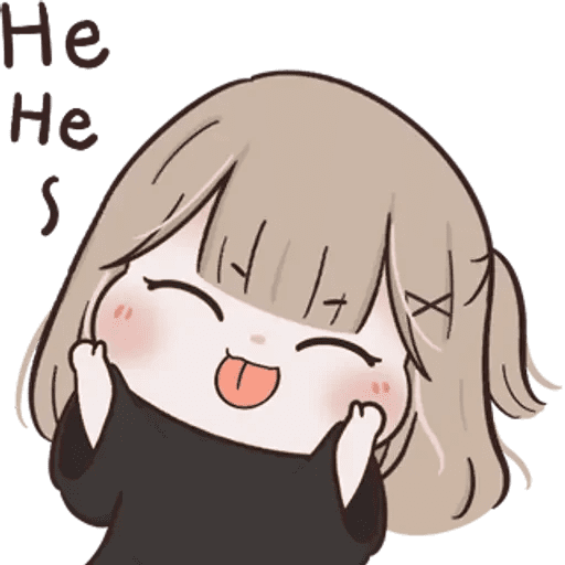 Cute Girl 27 Sticker