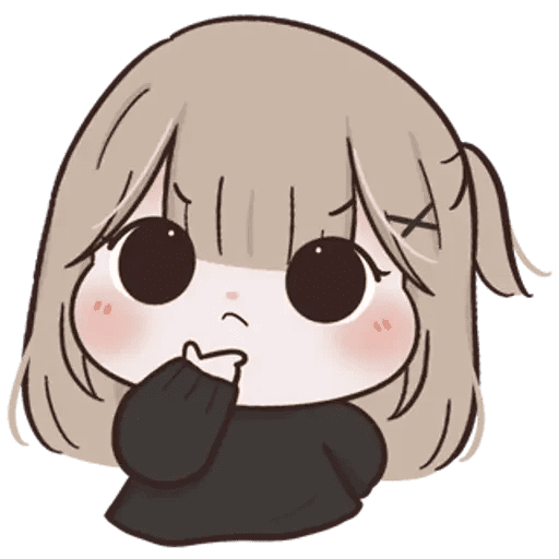 Cute Girl 23 Sticker