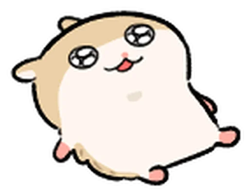 Kawaii Hamster Sticker