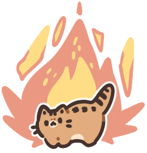 Ginger Cat Sticker