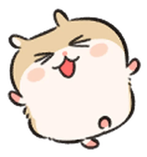 Kawaii Hamster Sticker
