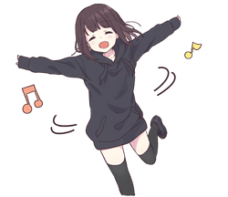 Menhera Happy Sticker