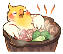 Bird Hotpot Sticker
