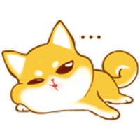 Cute Shiba #4 Sticker