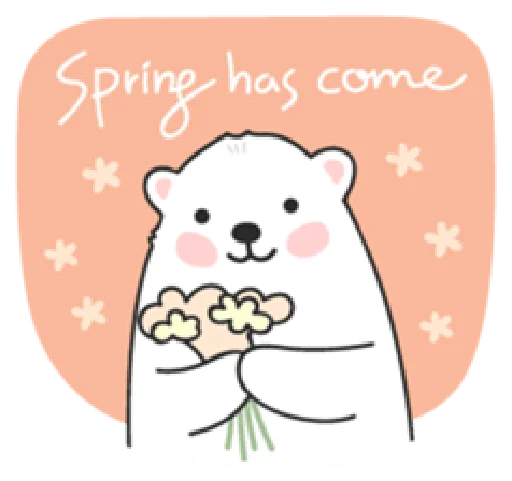 Sweet polar bear Sticker