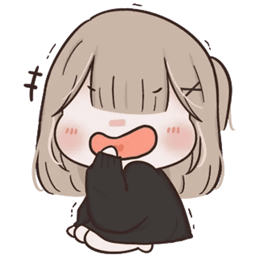 Cute Girl 19 Sticker