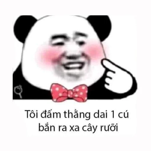 Chinese Panda Sticker