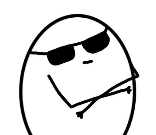 An Egg Sticker