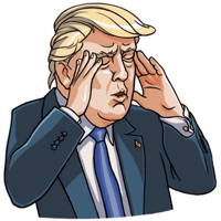 Donald Trump #10 Sticker