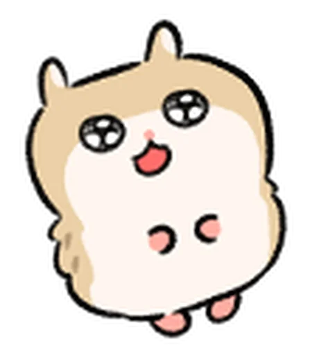 Kawaii Hamster Sticker