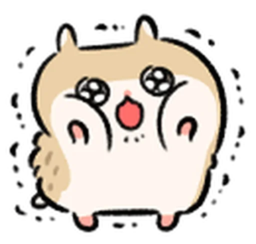 Kawaii Hamster Sticker