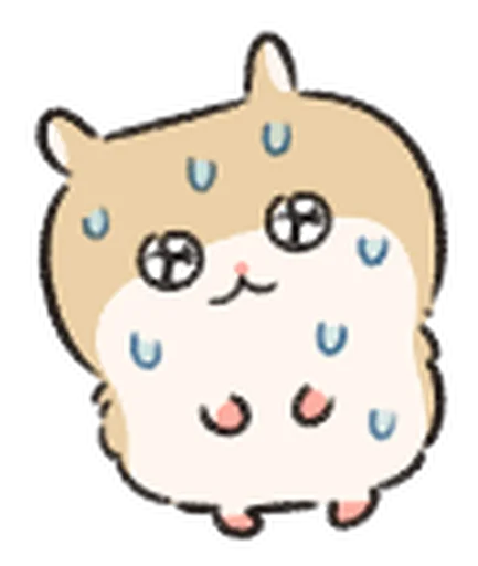 Kawaii Hamster Sticker