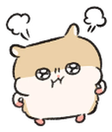 Kawaii Hamster Sticker