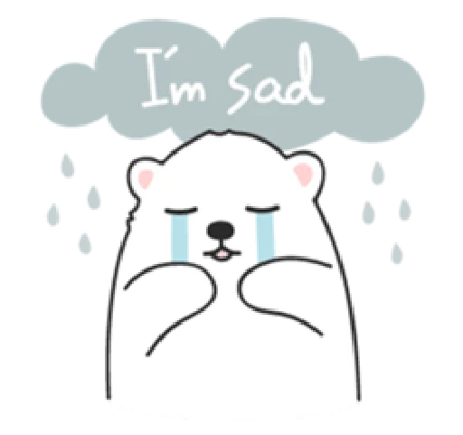 Sweet polar bear Sticker