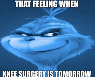 Knee Surgery Sticker