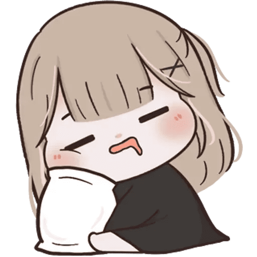 Cute Girl 1 Sticker