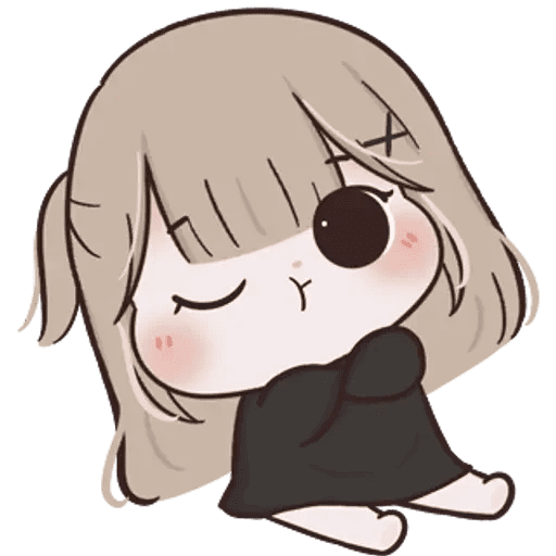 Cute Girl 28 Sticker