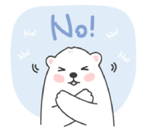 Sweet polar bear Sticker