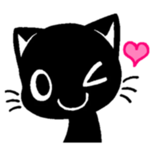 Black Cat Sticker