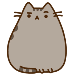 Pusheen Thinking Sticker