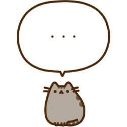 Pusheen Quiet Sticker