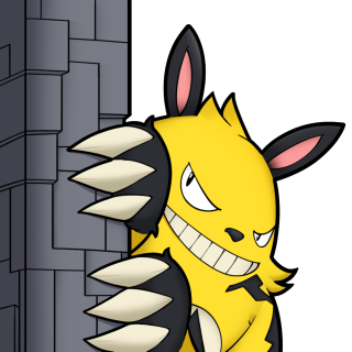 GrizzboltPeek Sticker