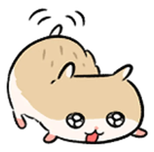 Kawaii Hamster Sticker