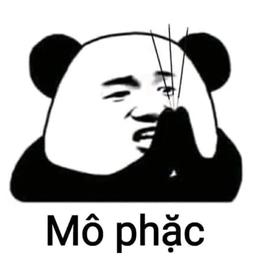 Chinese Panda Sticker