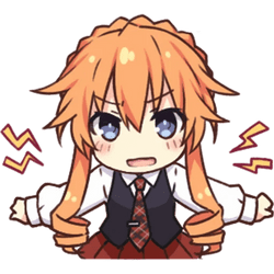 Date Kaguyaangry Sticker