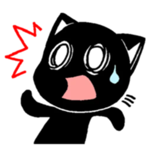 Black Cat Sticker